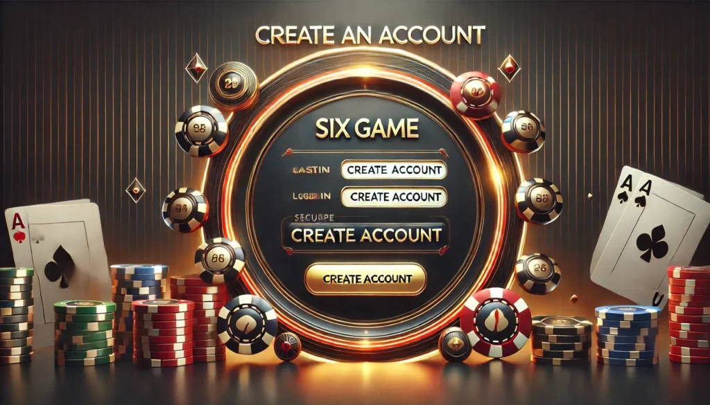 create an account on six game 